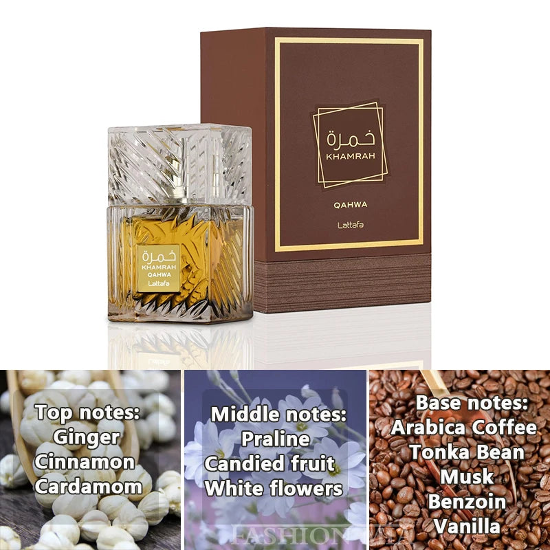 100ml Original Arabic Perfume Hombre Lasting Fragrance High Quality Sexy Women's Men Cologne Wood Scent Perfume Christmas Gift