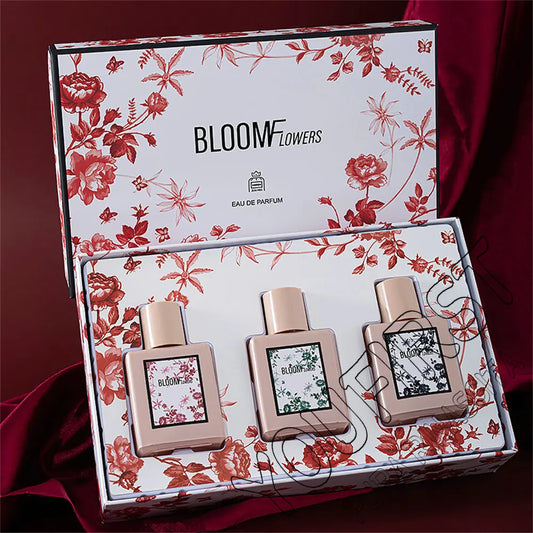 Brand Women Perfume Gift Box 3pcs Set 90ml Lasting Floral Scent Perfumes De Mujer Originales Cologne Fragrance Parfum Pour Femme